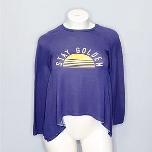 Grayson Thread Blue Long Sleeve Top